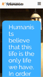 Mobile Screenshot of cohumanists.ca